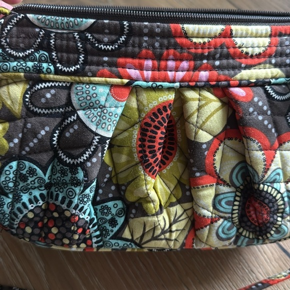 Vera Bradley small crossbody purse bag Womens Floral Boho Hippie cottage Core - Picture 3 of 13